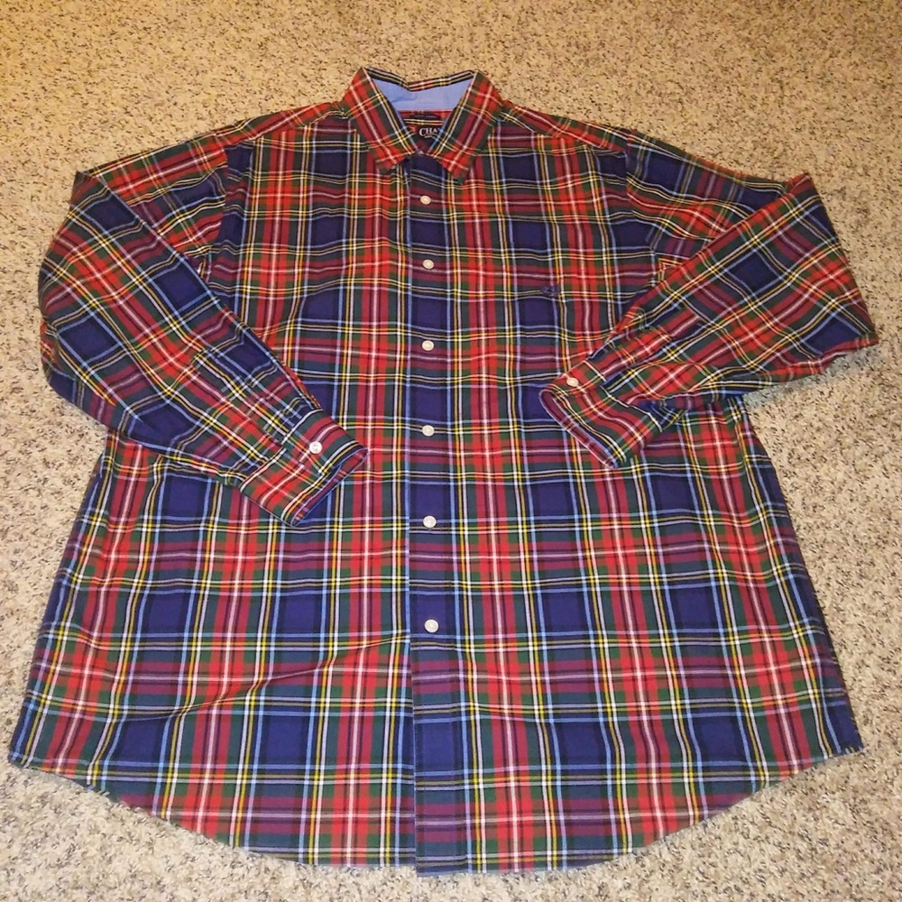 Fun, multi-colored Chaps button down.